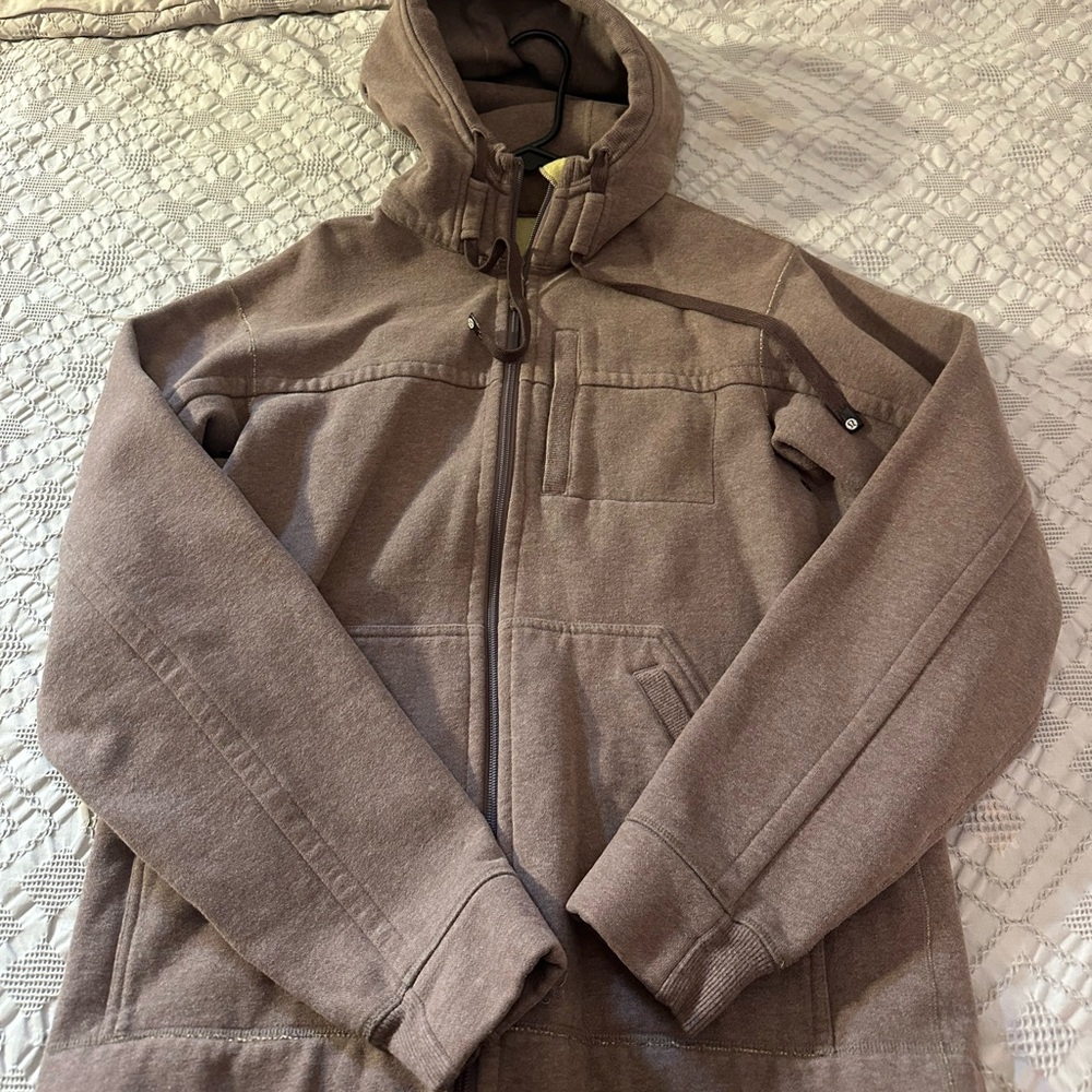 Lululemon Men's Brown Hooded Jacket